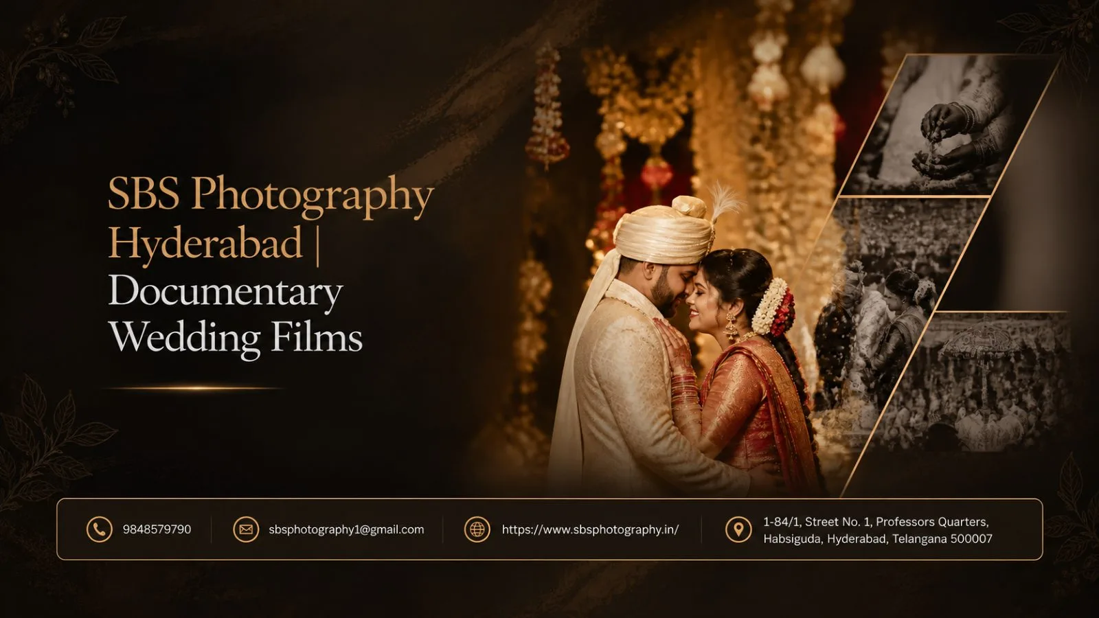 SBS Photography Hyderabad | Documentary Wedding Films